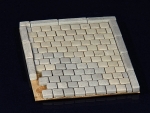 150 Keramik Pflastersteine granitfarbig quadratisch 1:32