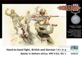 Hand-to-Hand fight, Brit. & Germ. infr. in 1:35