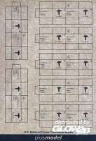 U.S. Medizin-Transp. Kartons WW II in 1:35