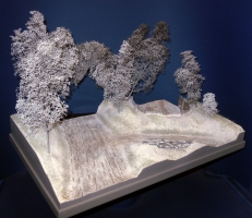 Diorama Grundplatte 51-1, Strae mit Panzerstellung, 1:35