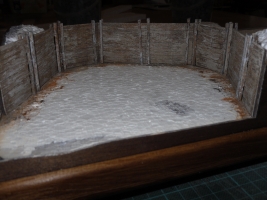 Diorama Grundplatte 51-1, Strae mit Panzerstellung, 1:35