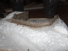 Diorama Grundplatte 51-1, Strae mit Panzerstellung, 1:35