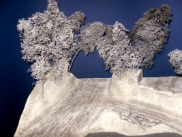 Diorama Grundplatte 51-1, Strae mit Panzerstellung, 1:35