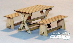 Diorama Zubehr, Garden furniture in 1:35