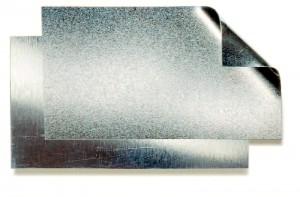 Stahl Wei�blech verzinnt gl�nzend 260 x 470 mm, 0,2 mm