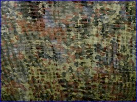 Diorama Zubehr, Tarnnetz grn flecktarn, 1:16