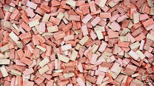 6.000 Keramik Ziegelsteine rot mix 1:87 von Juweela