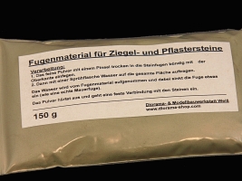 Diorama Zubehr, Fugenmasse grau, 150g