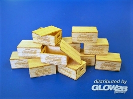US wooden boxes for bottles in 1:35