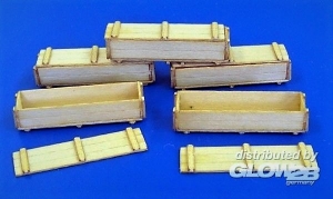Diorama Zubehr, Military boxes einzeln, 1:35