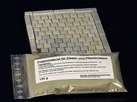 300 Keramik Pflastersteine Granit quadratisch 1:32