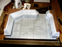 Diorama Grundplatte 86, Nato Beton Splitterbox, 1:72