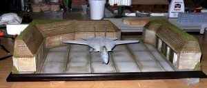 Diorama Grundplatte 86, Nato Beton Splitterbox, 1:72