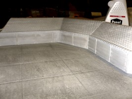 Diorama Grundplatte 86, Nato Beton Splitterbox, 1:72