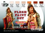 Flesh paint Color Set, Hautfarbe Set