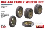 GAZ-AAA Family Wheels set in 1:35
