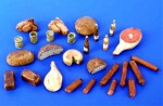 Diorama Zubehr, Brot, Kse, Schinken, Wurst, 1:35