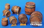 Diorama Zubehr, 8 Holzfsser in 1:35