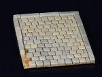 1.200 Keramik Pflastersteine Granit quadratisch 1:32