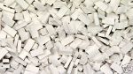 1.000 Keramik Ziegelsteine kalk weiß, 1:32  Juweela