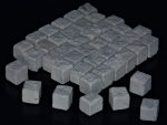 Diorama Zubehör, 600 Keramik Pflastersteine 12 mm granit 1:16