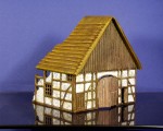 Fachwerkhaus Bauernhaus Gebude, Scheunen Ruine 1:72