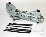 Helicopter Marines CH- 46E Sea knight HMM- 163 154822 in 1:72